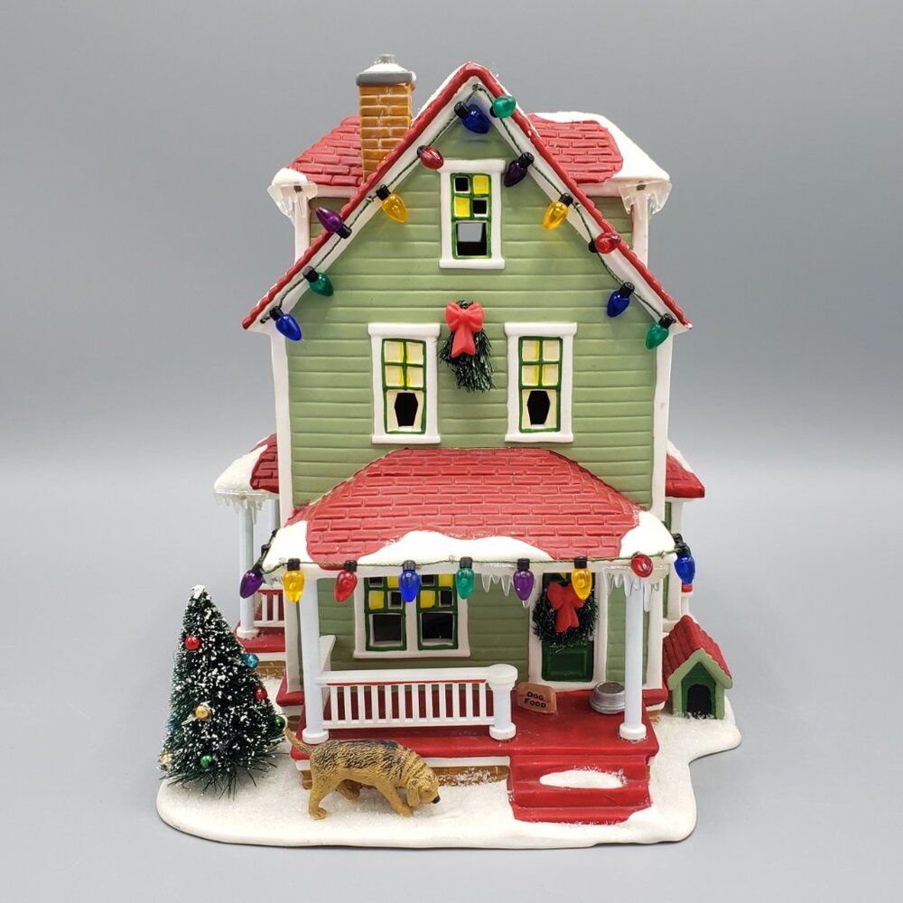 Dept 56 The Bumpus House 2006 A Christmas Story Village House with Light CHIPPED - Picture 5 of 16